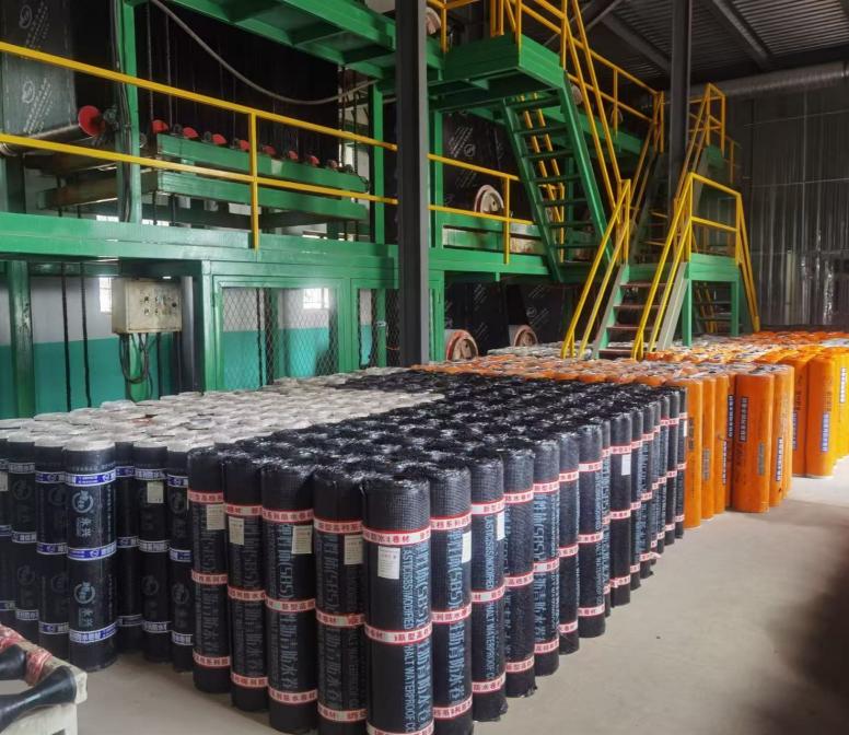 SBS 및 App 역청 방수막 생산 라인